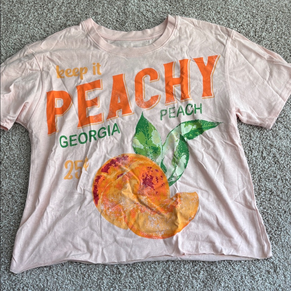 Peachy Pink Graphic Tee